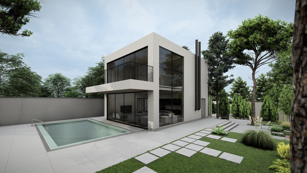 picture no. 1 ofVilla No. 08 project, designed by Ahmad Ghodsimanesh & Partners